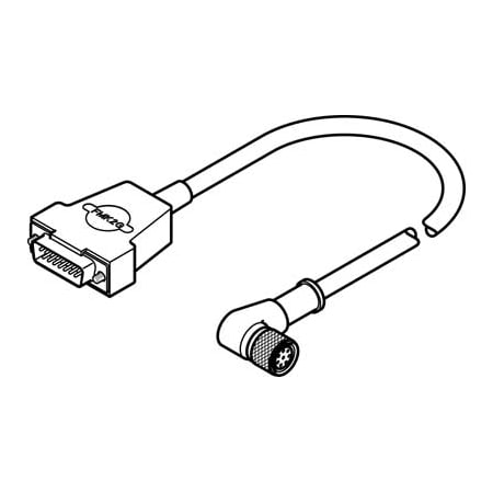 Festo Encoder Cable NEBM-M12W8-E-5-N-S1G15 NEBM-M12W8-E-5-N-S1G15